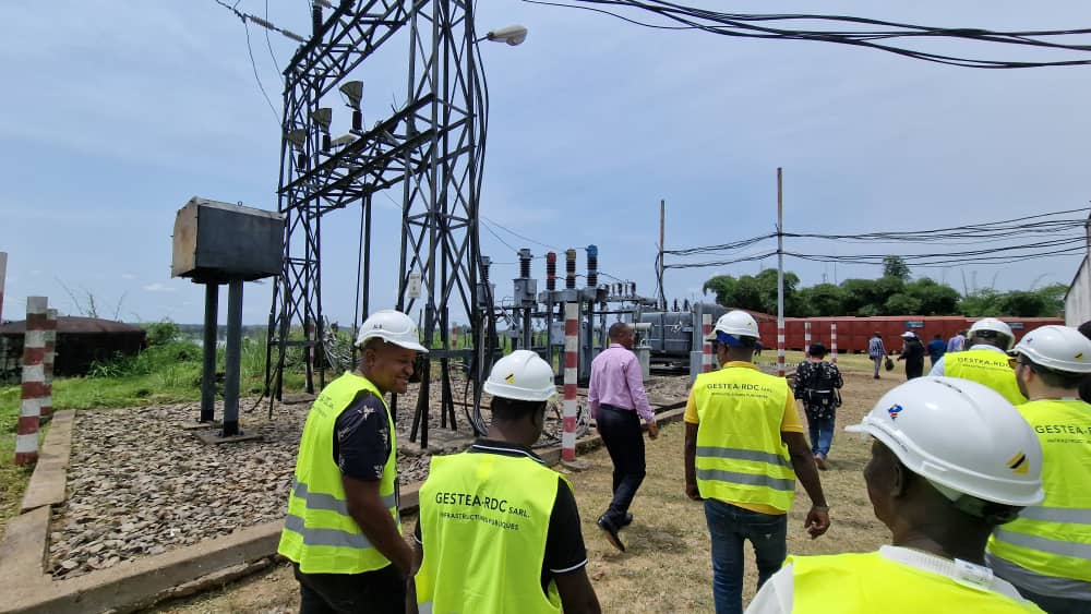 Poste électrique et infrastructures énergie réalisées en RDC
